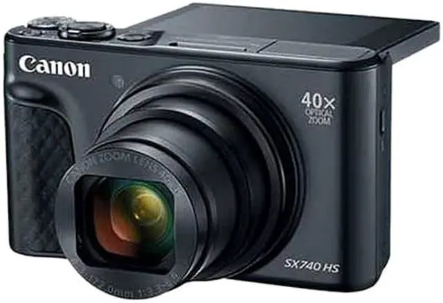 Alt view image 2 of 9 - Canon PowerShot SX740 HS 4K Digital Camera Black With Premium Accessory Bundle
