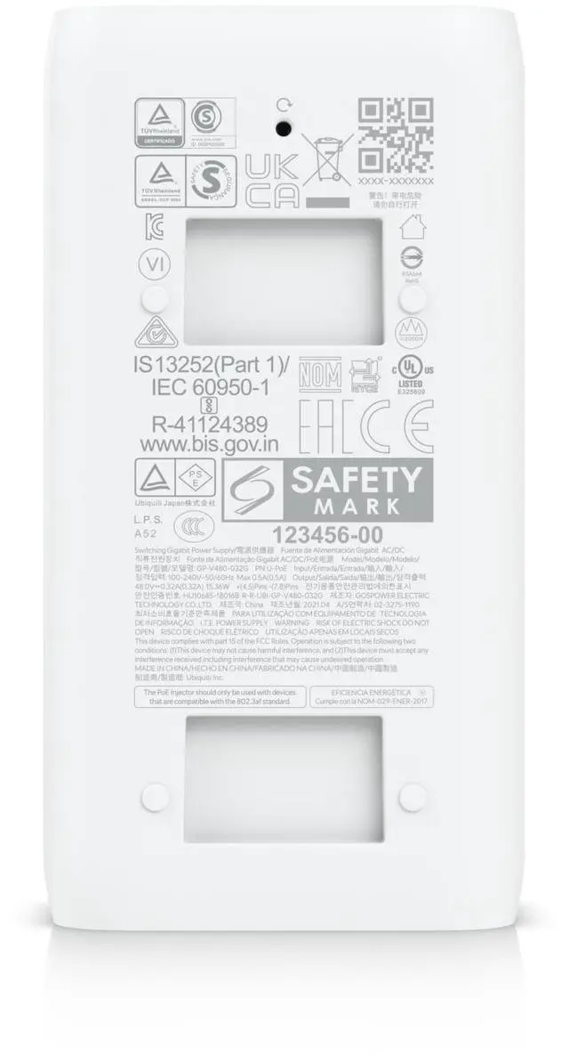 Alt view image 4 of 4 - Ubiquiti PoE Adapter (15W) (U-PoE)