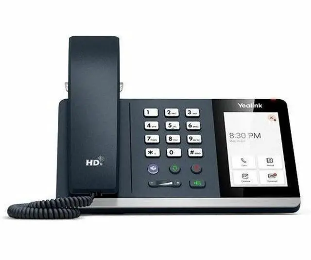 Alt view image 2 of 5 - Yealink MP54 E2 Teams IP Phone, Corded, Bluetooth, Wi-Fi - Wall Mountable, Desktop, 4" LCD - 2 x Network (RJ-45)