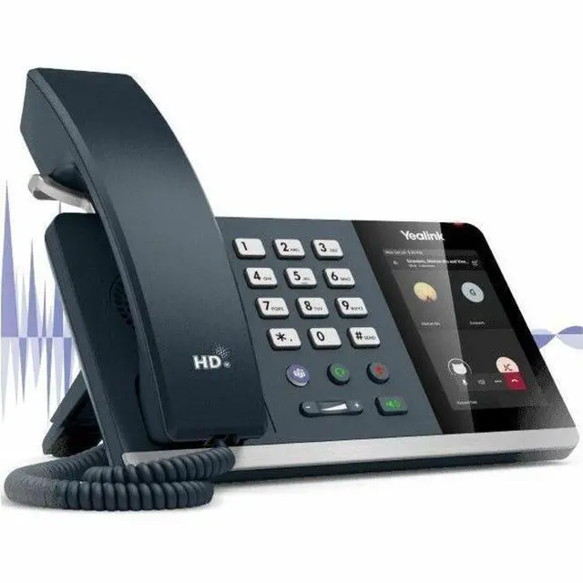 Alt view image 3 of 5 - Yealink MP54 E2 Teams IP Phone, Corded, Bluetooth, Wi-Fi - Wall Mountable, Desktop, 4" LCD - 2 x Network (RJ-45)