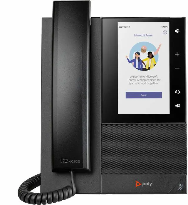 Main image of HP Poly CCX 505 Business Media Phone for Microsoft Teams and PoE-Enabled GSA/TAA | 849A5AA#ABA
