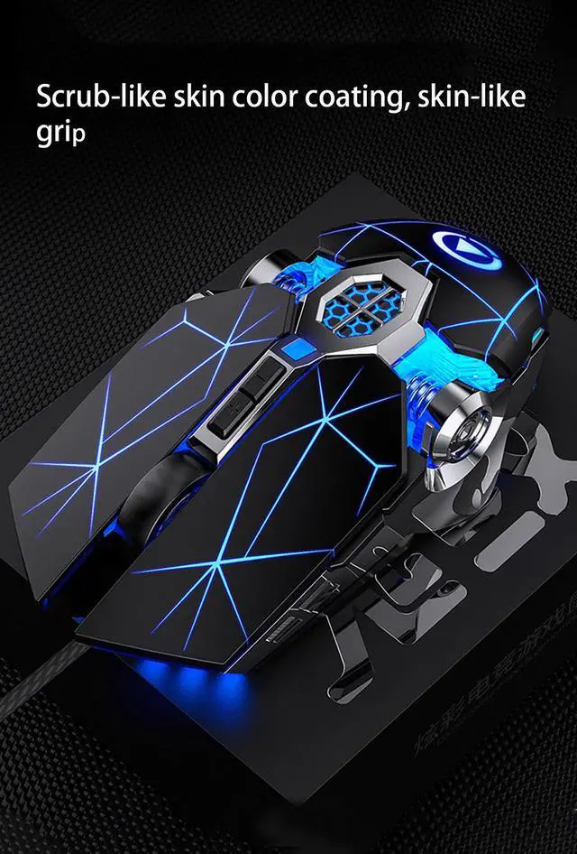 Alt view image 4 of 7 - Professional Wired Gaming Mouse 6 Button 3200DPI LED Optical USB Computer Mouse Game Mice Silent Mouse Mause For PC laptop Gamer