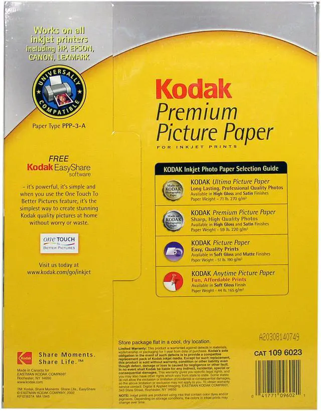 Alt view image 2 of 2 - Kodak 1096023 Paper