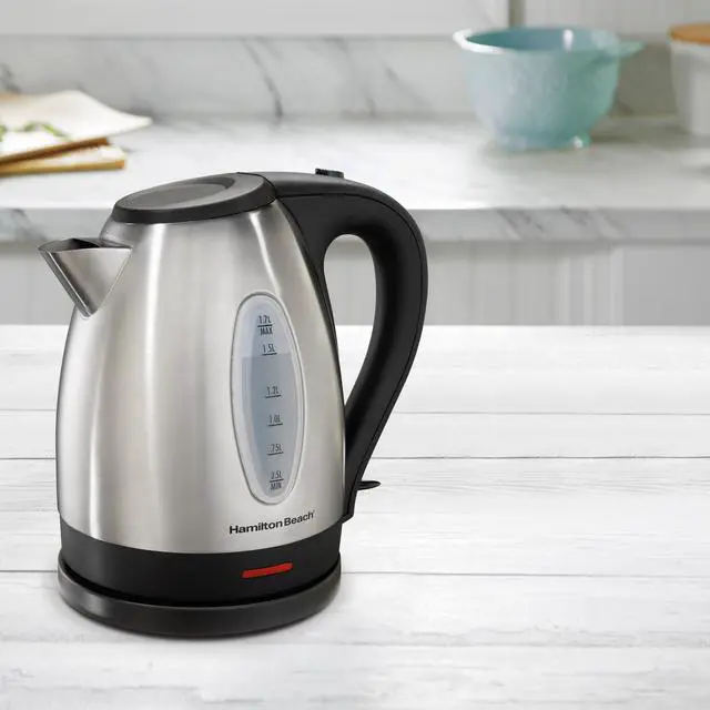 Alt view image 4 of 5 - Hamilton 1.7 Liter Stainless Steel Kettle