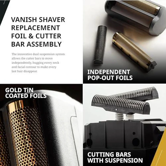 Alt view image 4 of 7 - Wahl Professional 5 Star Vanish Cordless Foil Shaver, Model 08173-700