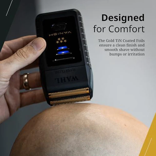 Alt view image 5 of 7 - Wahl Professional 5 Star Vanish Cordless Foil Shaver, Model 08173-700