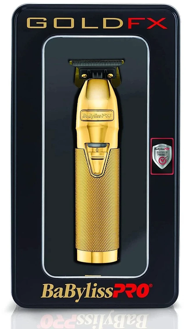 Alt view image 2 of 4 - BaBylissPRO GoldFX All-Metal Lithium Outlining Trimmer FX787G