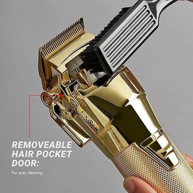 Alt view image 4 of 6 - BaBylissPRO FXON GOLDFX Clipper, Professional Cordless Clipper For Men, USB-C with Interchangeable Battery,  FX899G