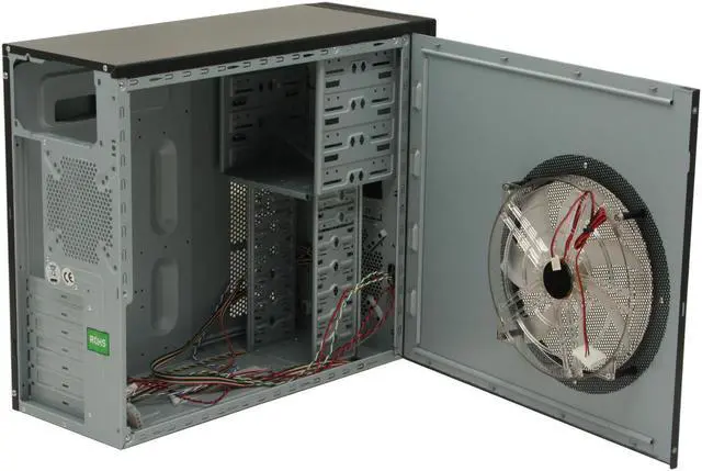 Alt view image 6 of 10 - XCLIO 188A Black SGCC / 0.5mm thickness ATX Mid Tower Computer Case