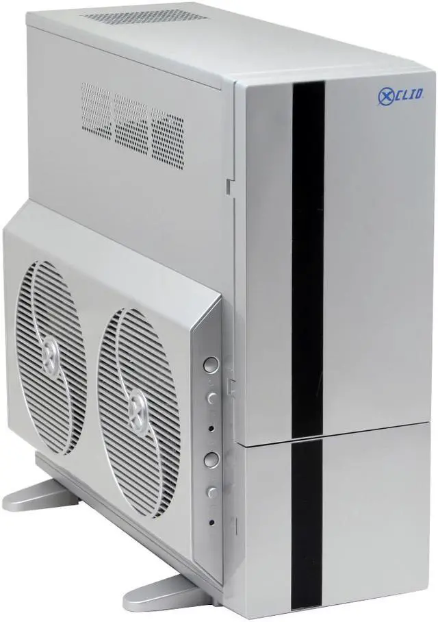 Alt view image 4 of 15 - XCLIO WTSL Fully Silver Finish 1.0mm SECC/ ABS ATX Full Tower Computer Case