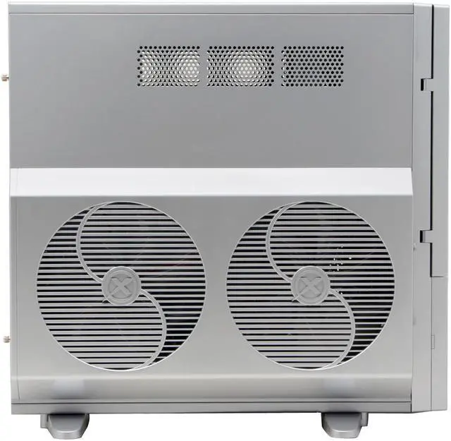 Alt view image 7 of 15 - XCLIO WTSL Fully Silver Finish 1.0mm SECC/ ABS ATX Full Tower Computer Case