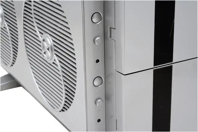 Alt view image 8 of 15 - XCLIO WTSL Fully Silver Finish 1.0mm SECC/ ABS ATX Full Tower Computer Case