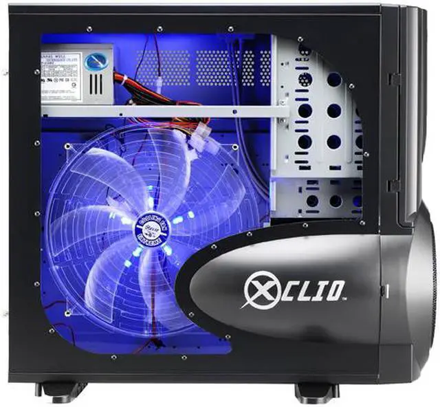 Alt view image 2 of 5 - XCLIO A380PLUS-BK Fully Black 1.0mm SECC / ABS ATX Full Tower Computer Case