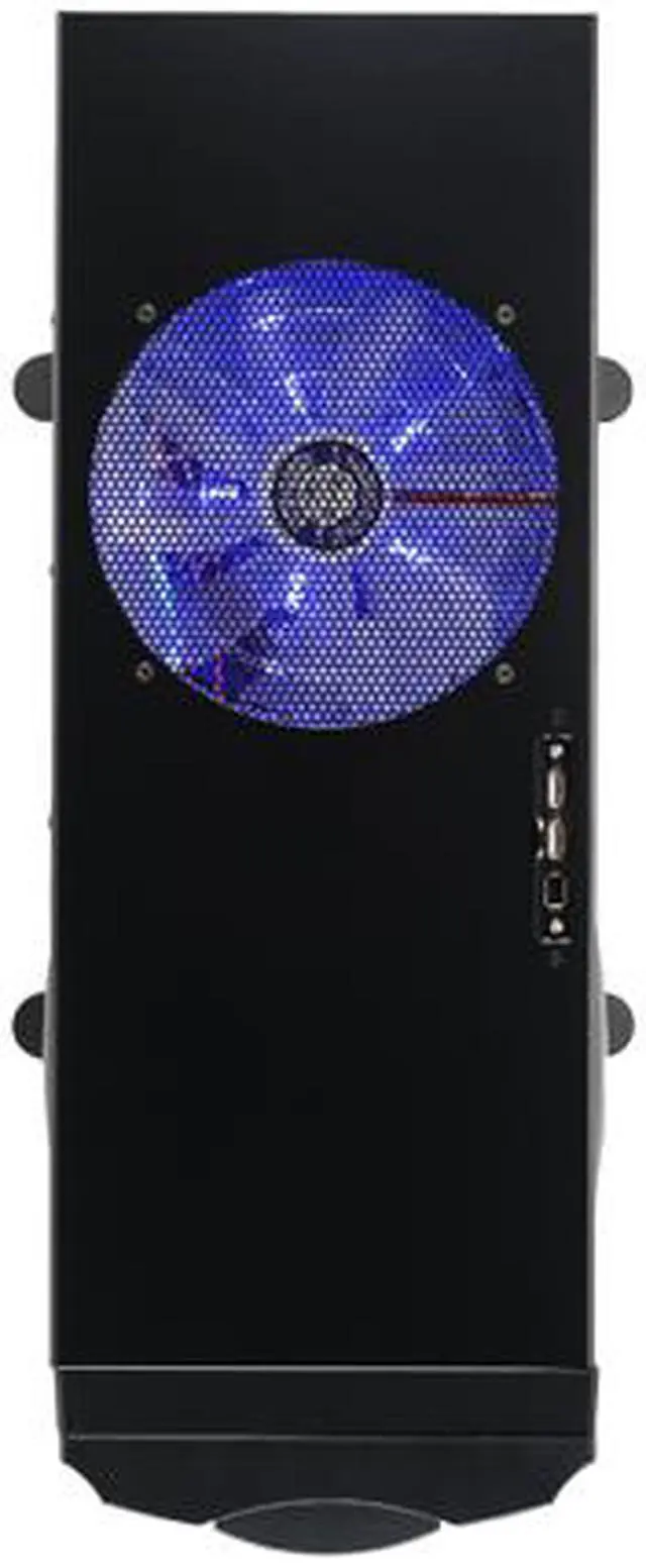 Alt view image 3 of 5 - XCLIO A380PLUS-BK Fully Black 1.0mm SECC / ABS ATX Full Tower Computer Case