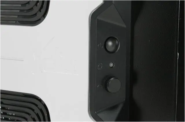 Alt view image 5 of 12 - XCLIO 3060PLUS-BK Fully Black High Gloss Finish + Silver bezel 0.6 mm SECC/ ABS Plastic ATX Mid Tower Computer Case