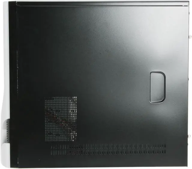 Alt view image 7 of 12 - XCLIO 3060PLUS-BK Fully Black High Gloss Finish + Silver bezel 0.6 mm SECC/ ABS Plastic ATX Mid Tower Computer Case