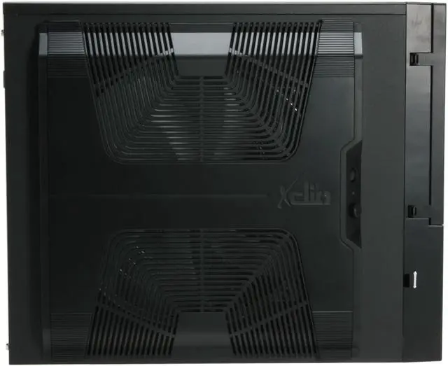 Alt view image 5 of 14 - XCLIO PROPELLER Fully Black Finish 0.5 mm SECC Chassis/ ABS Frontpanel ATX Mid Tower Computer Case