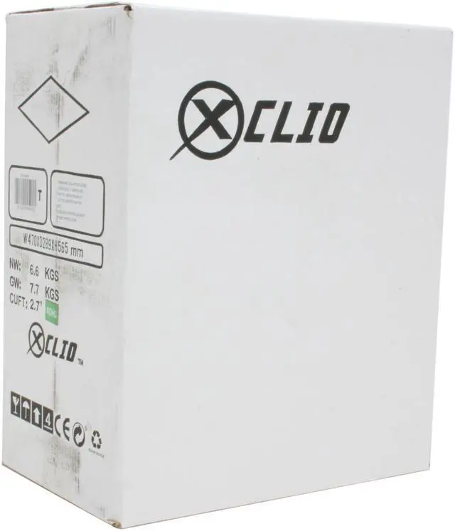Alt view image 14 of 14 - XCLIO PROPELLER Fully Black Finish 0.5 mm SECC Chassis/ ABS Frontpanel ATX Mid Tower Computer Case