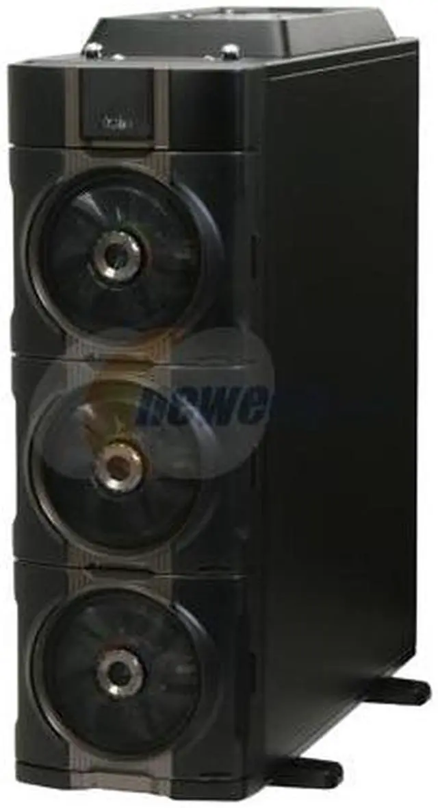 Alt view image 3 of 13 - XCLIO 1000 Black / Silver 1.0mm SECC Steel ATX Full Tower Computer Case