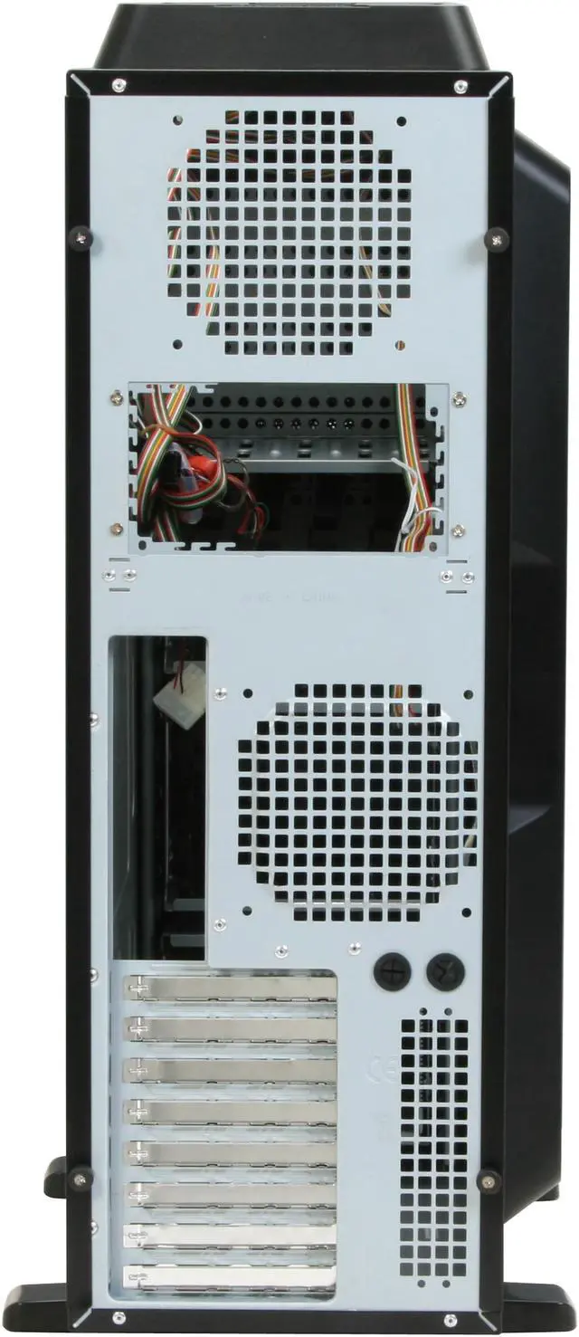 Alt view image 12 of 13 - XCLIO 1000 Black / Silver 1.0mm SECC Steel ATX Full Tower Computer Case