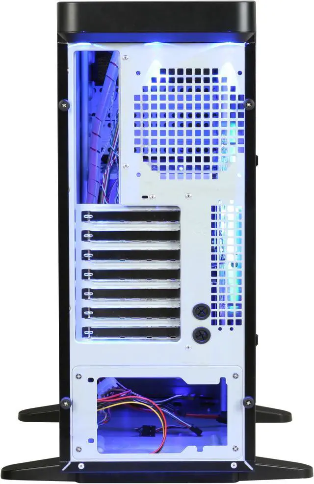 Alt view image 11 of 12 - XCLIO Blackhawk Advanced Black Finish 0.8 mm SECC / ABS Plastic ATX Full Tower Extreme Cooling Computer Case
