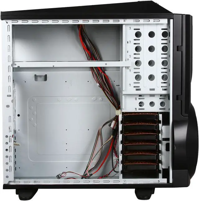 Alt view image 10 of 14 - XCLIO A380COLOR-PLUS Black 1.0 mm SECC / ABS Plastic ATX Full Tower Computer Case