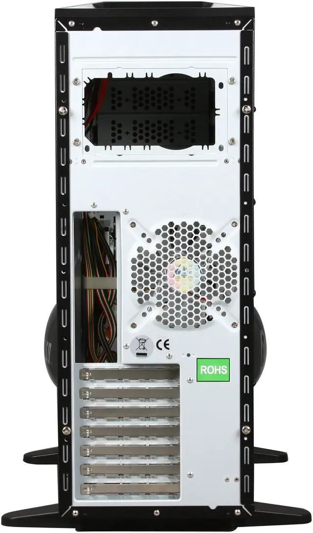 Alt view image 13 of 14 - XCLIO A380COLOR-PLUS Black 1.0 mm SECC / ABS Plastic ATX Full Tower Computer Case