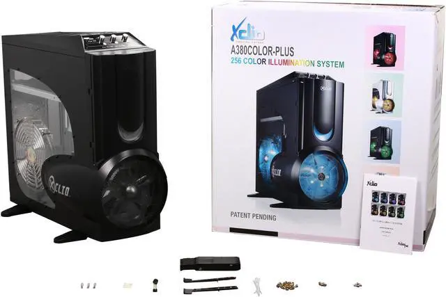 Alt view image 14 of 14 - XCLIO A380COLOR-PLUS Black 1.0 mm SECC / ABS Plastic ATX Full Tower Computer Case