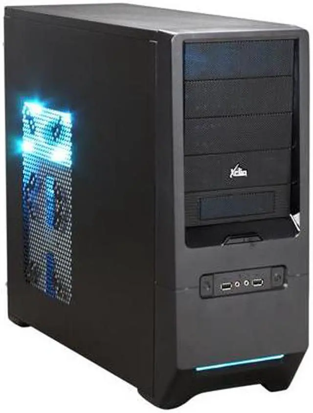 Main image of XCLIO Color I Black Steel / Plastic ATX Mid Tower Computer Case