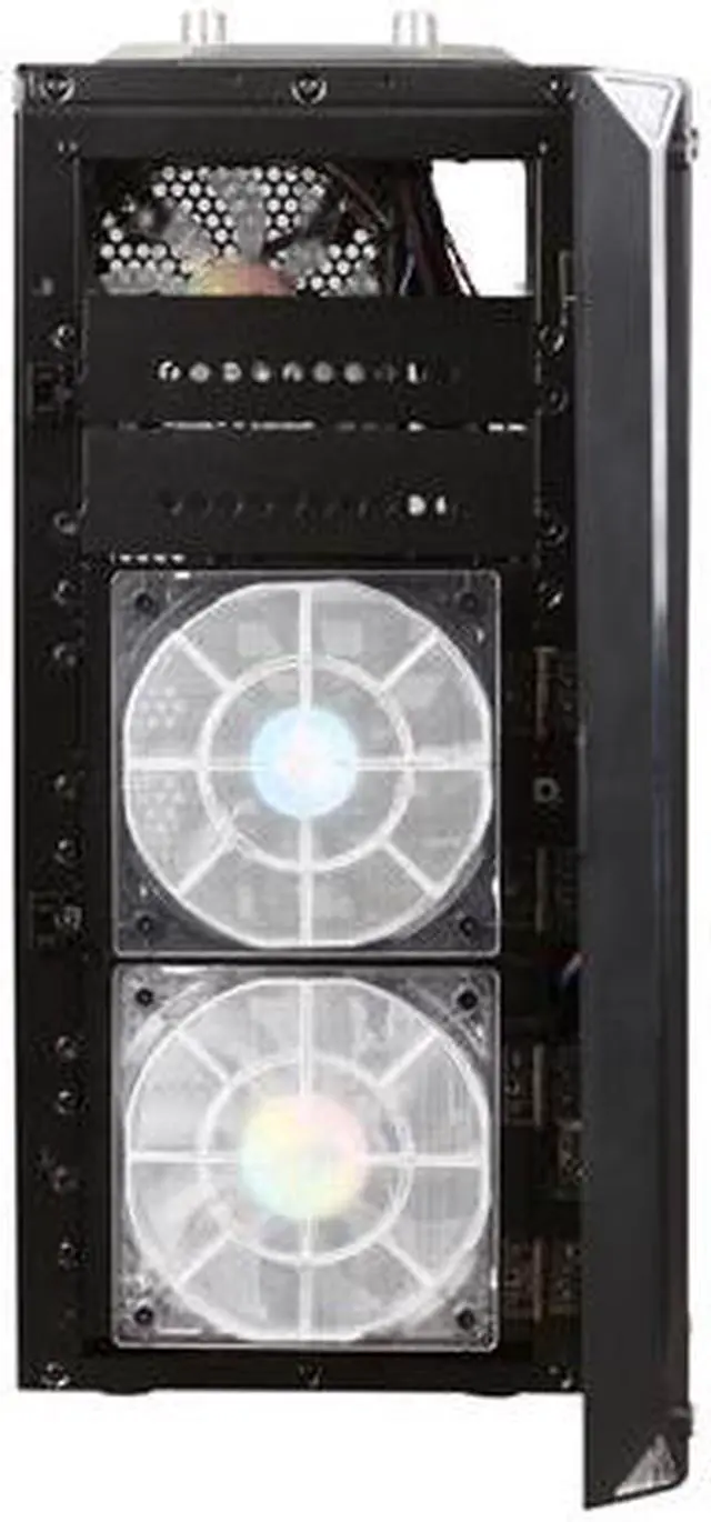 Alt view image 7 of 14 - XCLIO Nighthawk Color Black 0.6mm SECC/ ABS Plastic ATX Mid Tower Computer Case