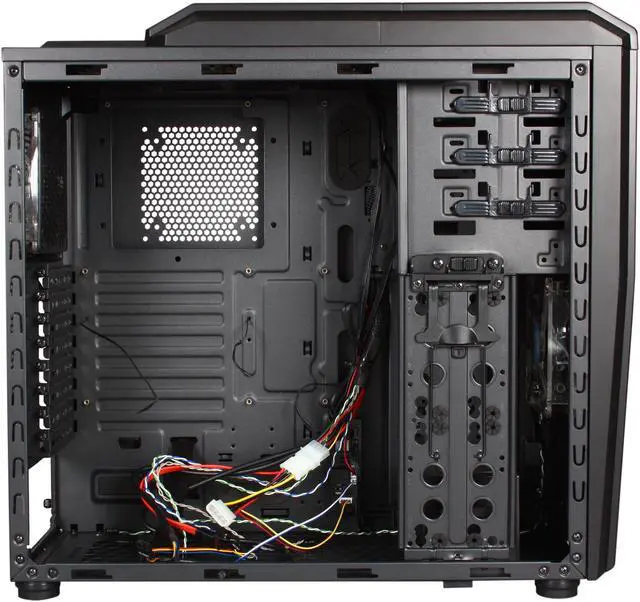 Alt view image 7 of 10 - XCLIO Touch 787 Black Finish 0.7mm Thickness & ABS Plastic & Meshed Grill Super Tower Computer Case