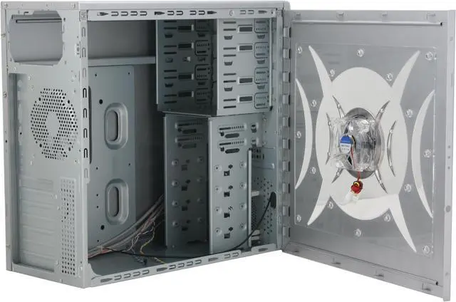 Alt view image 5 of 11 - ATOP Gladiator AT878SV-C Silver SGCC Steel ATX Mid Tower Computer Case