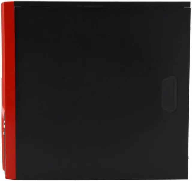 Alt view image 9 of 11 - ATOP Decorative AT-AP101-RD Red SGCC Steel ATX Mid Tower Computer Case