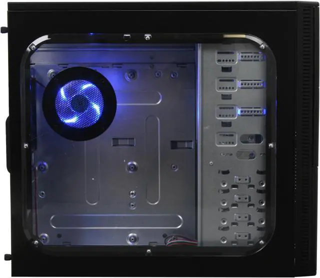 Alt view image 5 of 12 - ATOP AT-AP103WBB Black SGCC steel ATX Mid Tower Computer Case