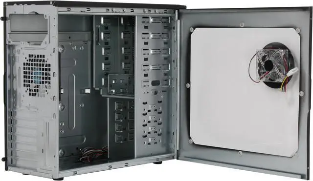Alt view image 6 of 12 - ATOP AT-AP103WBB Black SGCC steel ATX Mid Tower Computer Case