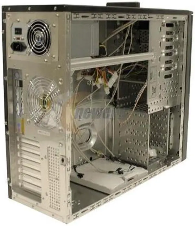 Alt view image 6 of 11 - ATOP Z-Alien AT959-BK Black Aluminum / ABS Plastic ATX Mid Tower Computer Case 500 watts P4 ready Power Supply