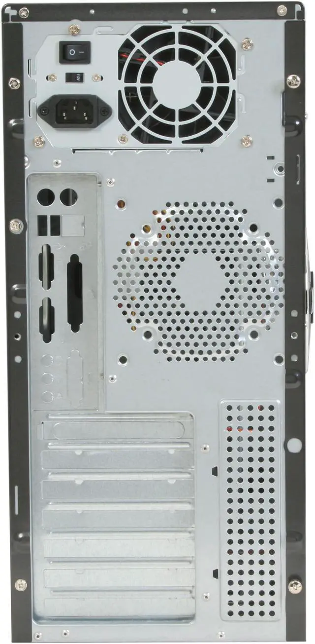Alt view image 11 of 12 - LOGISYS Computer XBlade CS859BK Black/Silver Steel ATX Mid Tower Computer Case 450W Power Supply