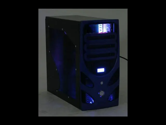 ATOP XPLODE AT860-BL Black/Blue Computer Case - Newegg.com