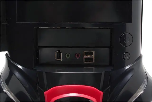 Alt view image 5 of 14 - XG VIPER 2 CA-V2-K Black/Red 1.0 mm Aluminum Alloy ATX Mid Tower Computer Case 400W, Active PFC, Smart Fan Control,20+4 pin Main connector Power Supply