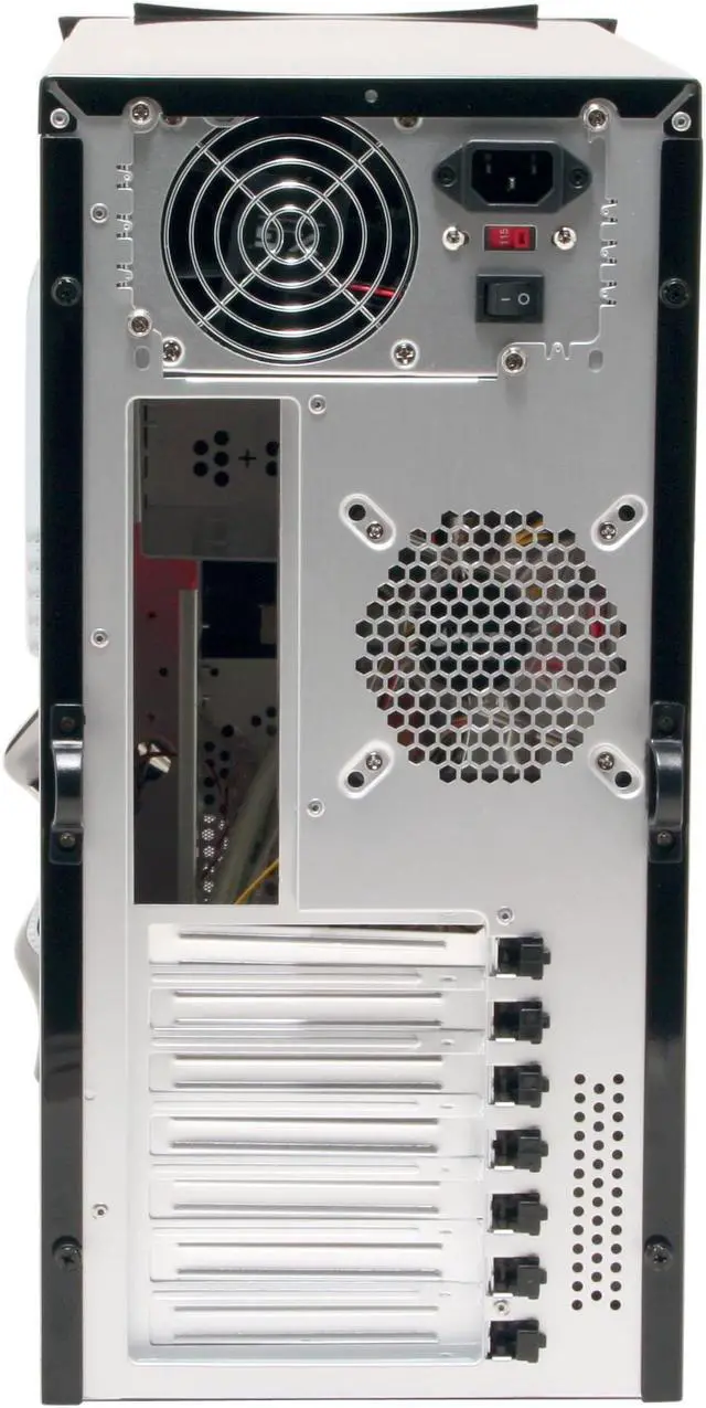 Alt view image 12 of 14 - XG VIPER 2 CA-V2-K Black/Red 1.0 mm Aluminum Alloy ATX Mid Tower Computer Case 400W, Active PFC, Smart Fan Control,20+4 pin Main connector Power Supply
