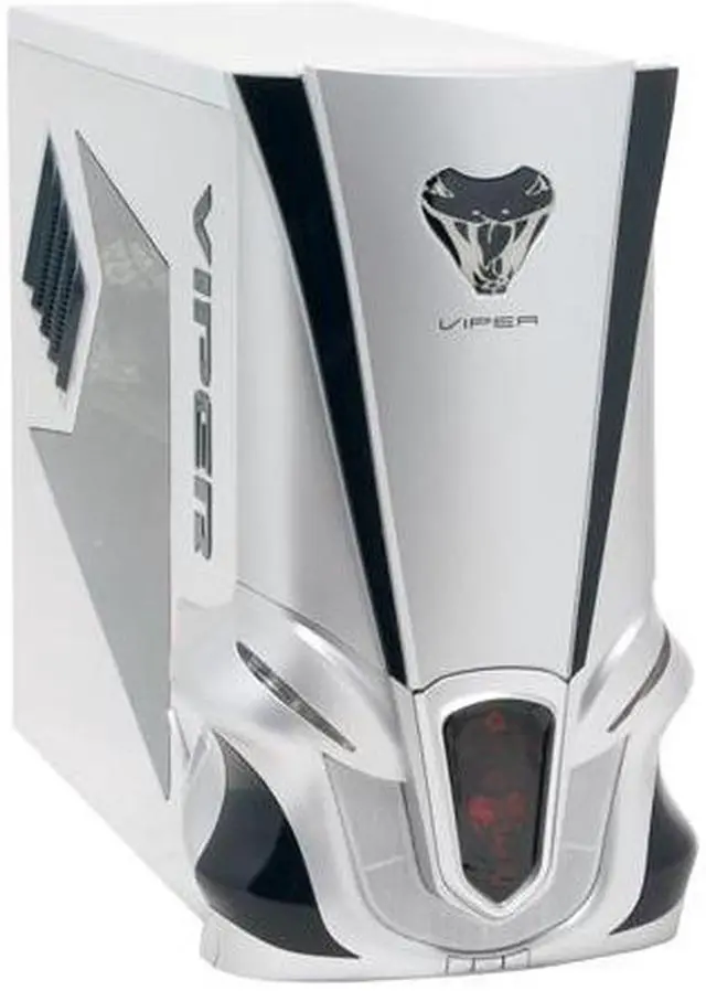 Main image of XG VIPER 2 CA-V2-S Silver 1.0 mm Aluminum Alloy ATX Mid Tower Computer Case 400W Power Supply