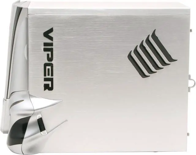 Alt view image 7 of 14 - XG VIPER 2 CA-V2-S Silver 1.0 mm Aluminum Alloy ATX Mid Tower Computer Case 400W Power Supply