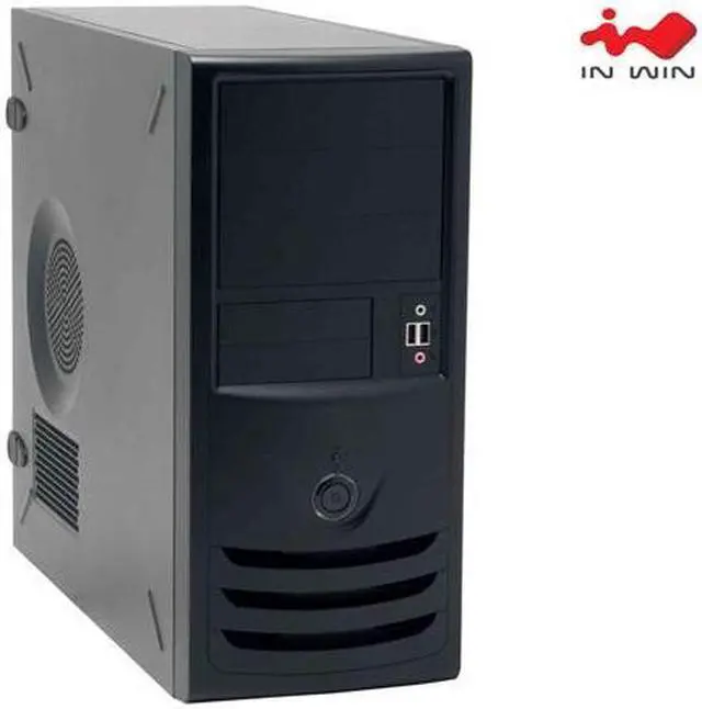 Main image of IN WIN IW-C589T.J350BFU2AD Black Best Performed SECC Japanese Steel metal ATX Mid Tower Computer Case 350W Power Supply