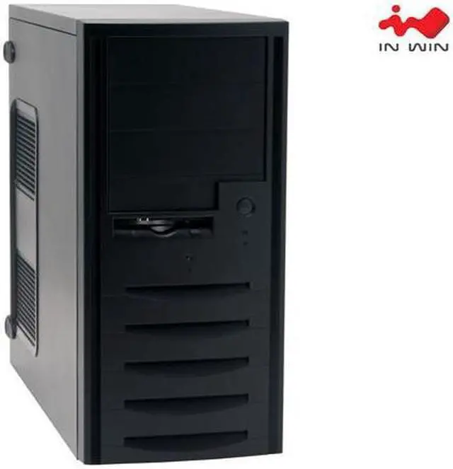 Main image of IN WIN IW-S523T2.J350BL Black Steel ATX Mid Tower Computer Case 350W Power Supply - OEM