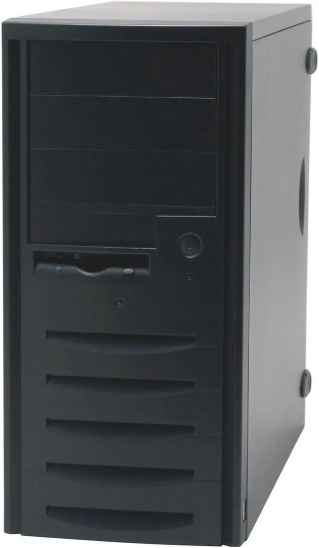 Alt view image 2 of 15 - IN WIN IW-S523T2.J350BL Black Steel ATX Mid Tower Computer Case 350W Power Supply - OEM