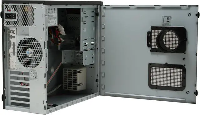 Alt view image 11 of 15 - IN WIN IW-S523T2.J350BL Black Steel ATX Mid Tower Computer Case 350W Power Supply - OEM