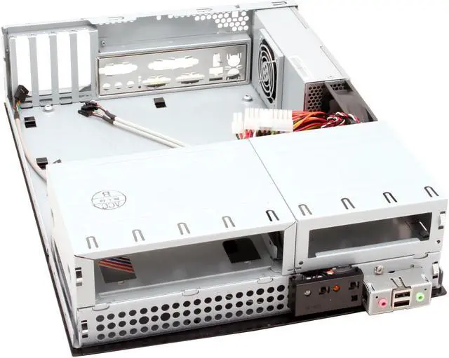 Alt view image 8 of 11 - IN WIN IW-BT611T.240SL Black/ Silver Best Performed 0.8mm SECC Japanese Steel metal Micro ATX Desktop Computer Case 240W Power Supply
