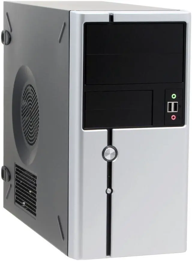 Main image of IN WIN IW-Z611T.J350SL Silver Best Performed 0.8mm SECC Japanese Steel metal Micro ATX Mini Tower Computer Case 350W Power Supply