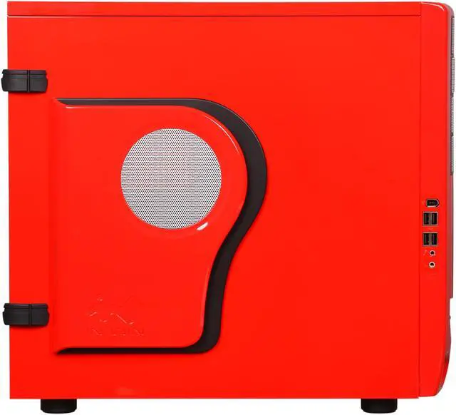 Alt view image 4 of 9 - IN WIN IW-F430.RL Red 0.8mm SECC/ Japanese Steel ATX Mid Tower Computer Case