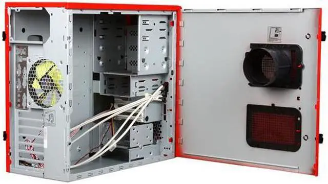 Alt view image 5 of 9 - IN WIN IW-F430.RL Red 0.8mm SECC/ Japanese Steel ATX Mid Tower Computer Case